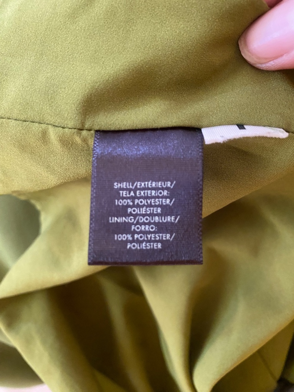Ann Taylor Olive Green Sleeveless Pleated Midi Dress - Picture 4 of 5